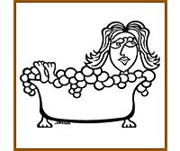 Bubble without towel bar metal wall art