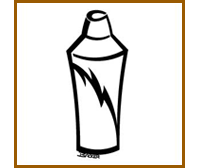 Martini man metal wall art