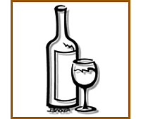 Single wine bottle metal wall art