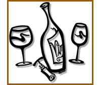 Wine set metal wall art