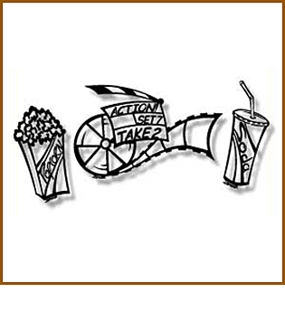 Movie Combo Metal Art Sculpture