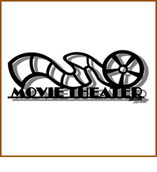 Movie Theater, Metal Wall Art